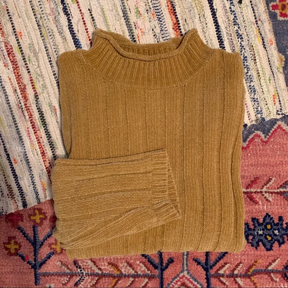 Vintage Sweaters - Sale🌻 Vintage chenille mockneck sweater